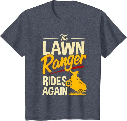 Vista 49 de The Lawn Ranger Rides Again - Camiseta de corte de césped Azul Marino