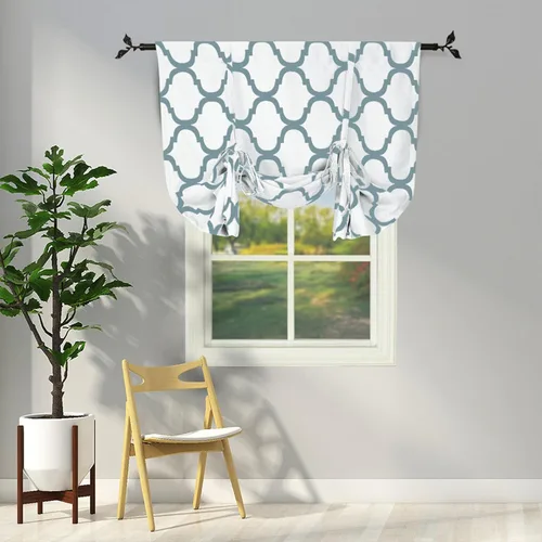 Vista 61 de Melodieux - Cortinas de bolsillo de moda marroquí para cocina, cafetería o baño, pequeñas ventanas