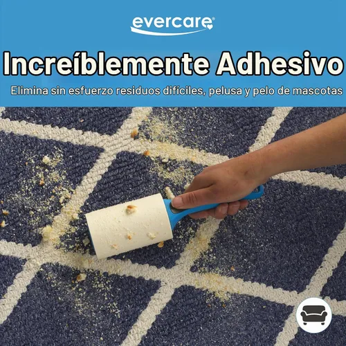 Vista 4 de Evercare Rodillo de pelusa multiusos de 100 capas