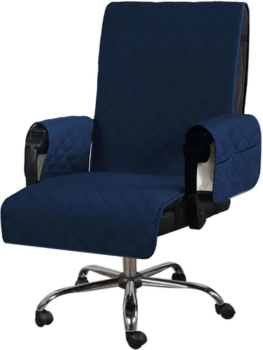 Vista 11 de H.VERSAILTEX Funda para silla de comedor resistente al agua, reversible, con hebilla antideslizante, suave, extraíble, para silla alta de gran