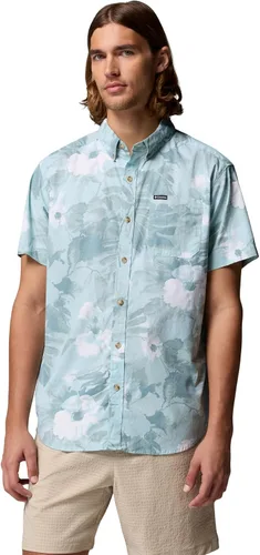 Vista 12 de Columbia - Camisa de manga corta para hombre Rapid Rivers con estampado, con cómodo elástico Colegial Navy Outback