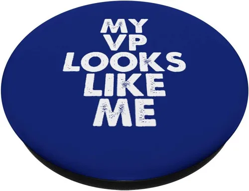 Vista 2 de My VP Looks Like Me Kamala Harris Feminist Gift PopSockets PopGrip: Agarre intercambiable para teléfonos y tabletas