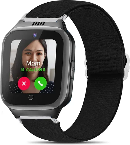 Vista 12 de Compatible con Cosmo JrTrack 3 Band, Lamshaw Correa de repuesto ajustable de nailon elástico compatible con Cosmo JrTrack 3 / JrTrack 2 SE Smart