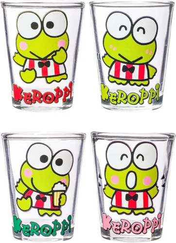 Vista 16 de Silver Buffalo Disney Una película Goofy - Juego de 4 mini vasos con personajes de Goofy, Max Goof, Roxanne y Bobby Zimuruski, 1.5 onzas