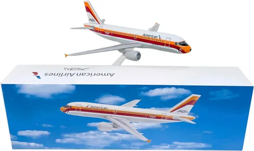 Vista 3 de American/PSA A319-100 Escala 1:200 - Modelo de avión de plástico a presión - Réplica coleccionable de aviones American/PSA Airlines - Parte #