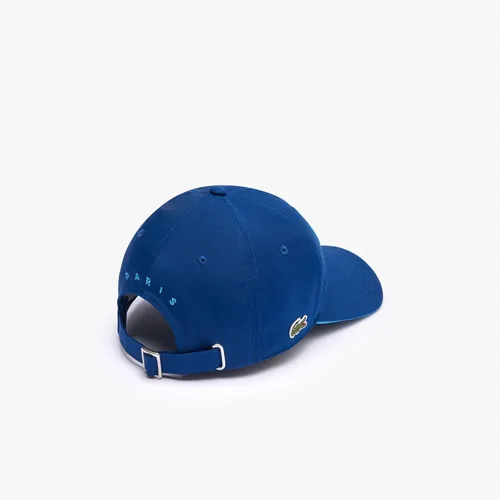Vista 3 de Lacoste Gorra de béisbol de sarga para hombre, globo, talla M