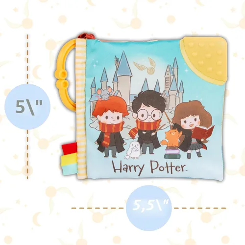Vista 5 de Libro Blando de Harry Potter de Kids Preferred con Juguete, Mordedor y Textura, 12.7 Centímetros