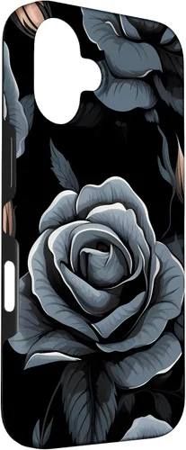 Vista 3 de Black Rose Floral Flower Case for iPhone 16