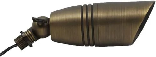 Vista 4 de Liberty LBE-17 - Lámpara de bajo voltaje de latón macizo, lámpara LED compatible con paisaje, acabado de bronce antiguo