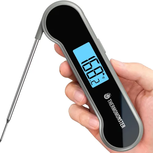 Vista 11 de Termómetro digital de lectura instantánea de 0.5 segundos para carne con precisión de ± 0.5 ℉, termómetro de alimentos para cocinar utensilios