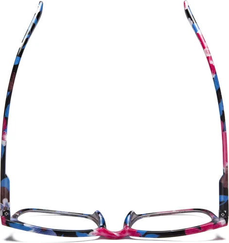 Vista 6 de BLUELESS Gafas de lectura para mujer - Lectores de moda para damas (Floral, 0.00)