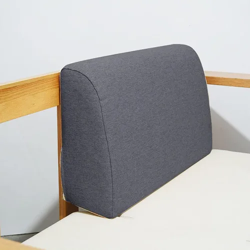 Vista 9 de Cojín de espuma viscoelástica para respaldo de sofá cama, cojín de almohada de lectura suave, almohada gruesa y cómoda para cabecero de cuña, cojín