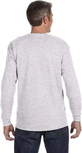 Vista 2 de Jerzees Dri-Power Camiseta de manga larga, paquete múltiple, para hombre