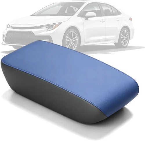 Vista 12 de AOMSAZTO Fundas para reposabrazos de consola central marfil para Corolla Toyota 2014-2019