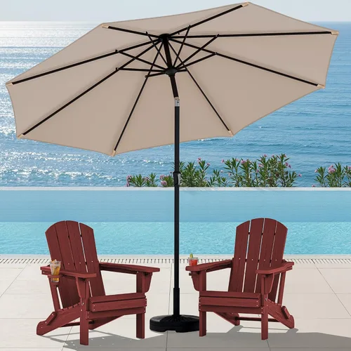 Vista 25 de SERWALL Silla Adirondack plegable ajustable, silla Adirondack reclinable con 3 posiciones reclinables, HDPE para todo tipo de clima, Adirondack