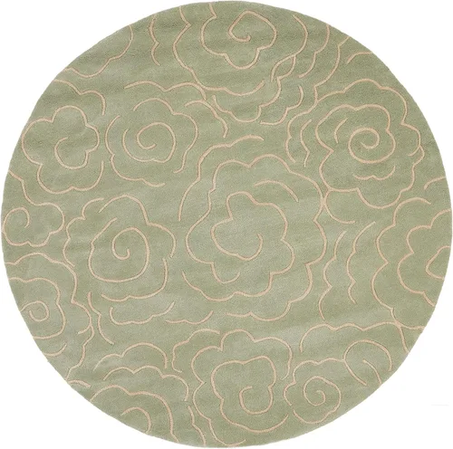 Vista 20 de SAFAVIEH Soho Collection SOH812B - Alfombra decorativa suave de lana y viscosa de 2 x 3 pies, hecha a mano, color azul claro y marfil