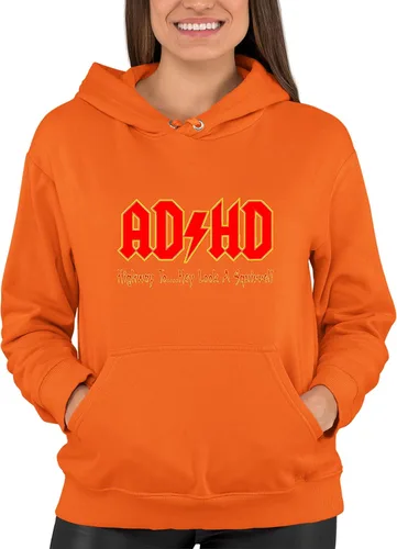 Vista 19 de Go All Out Sudadera con capucha para hombre y mujer con texto en inglés "Highway To Hey Look A Squirrel