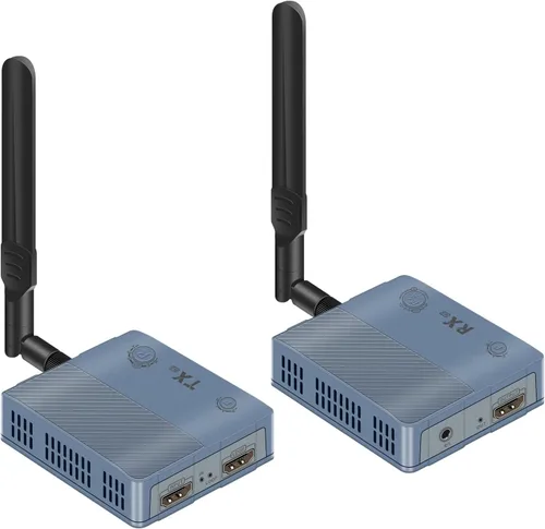Vista 10 de Kit de transmisor y receptor HDMI inalámbrico 4K @30HZ, 2K @60HZ, 1080P @60HZ