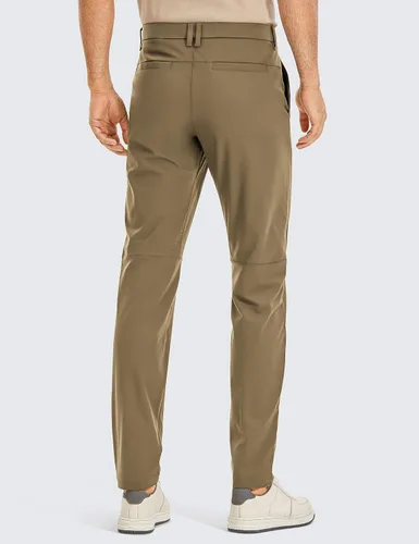 Vista 2 de CRZ YOGA Pantalones de golf cómodos para todo el día, tallas 303234 pulgadas de hombre, secado rápido, ligeros, con bolsillos, casuales