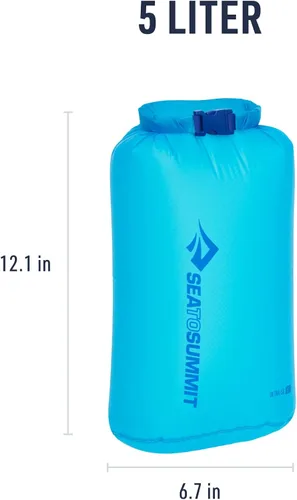 Vista 6 de Sea to Summit Ultra-Sil Dry Bag, Ultralight Waterproof Dry Storage Atoll Azul