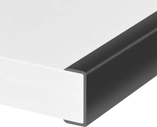 Vista 43 de Borde de goma protector, canal en U autoadhesivo de 1-1/2 pulgadas para maderas, bandas flexibles en forma de U para despegar y pegar, protector
