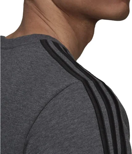 Vista 4 de adidas Sudadera Essentials de forro polar con 3 rayas para hombre