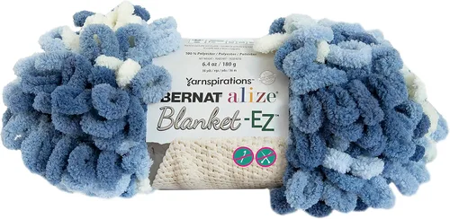 Vista 14 de Bernat Alize Blanket-EZ - Ovillo de lana, color crema