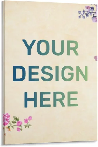 Vista 17 de Lienzo enmarcado con cita personalizada, lienzo motivacional positivo, arte de pared, crea tus propias imágenes, póster personalizado para sala