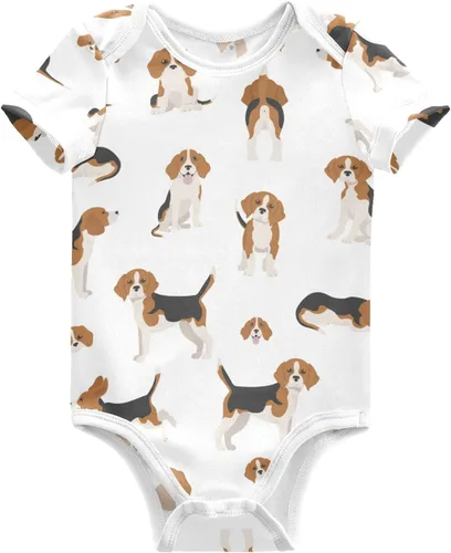 Vista 29 de vvfelixl Bodies para bebé niña negro Pug blanco manga corta algodón ropa de bebé para niñas 0-24 meses Multi1