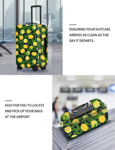 Vista 9 de URBEST Funda protectora para maleta, antiarañazos y suciedad, Otoño de vidrieras