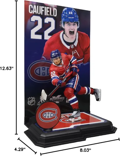 Vista 8 de McFarlane Toys - Cole Caufield (Montreal Canadiens) NHL 7in Figura Posada McFarlane's SportsPicks