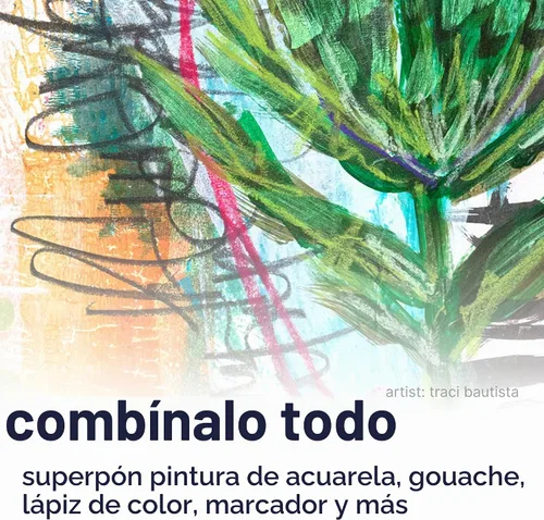 Vista 3 de Strathmore Libro de arte de papel mixto serie 400, tapa marrón mate, blanco natural, encuadernado, 24 hojas, 5.5 x 8.5 pulgadas