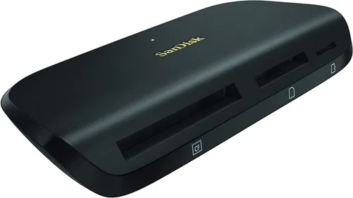 Vista 6 de SanDisk ImageMate PRO - Lector/escritor multitarjeta USB-C para tarjetas SDHC, SDXC, MicroSD, CF - Compatible con UHS-I, UHS-II, 3.0