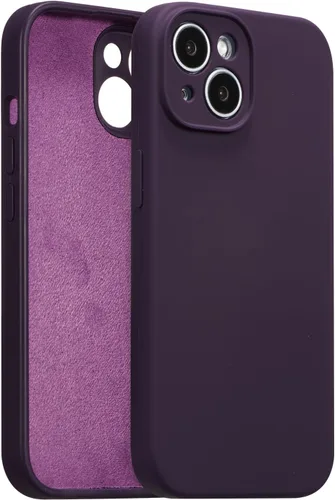 Vista 95 de Funda de silicona para iPhone Air, con [protección completa de la cámara] [forro de microfibra suave antiarañazos], funda de silicona líquida ultra