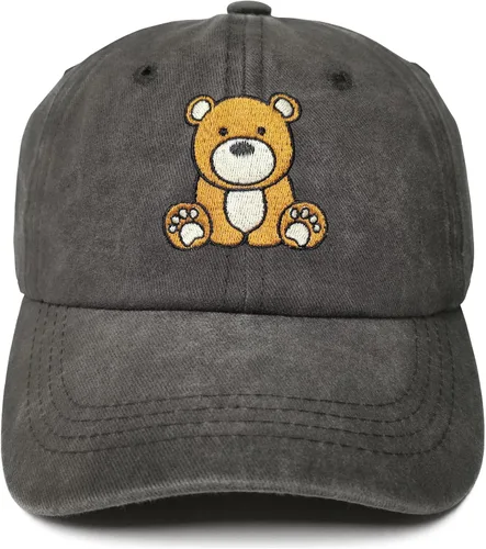 Vista 13 de Gorras de béisbol bordadas con animales para niño y niña