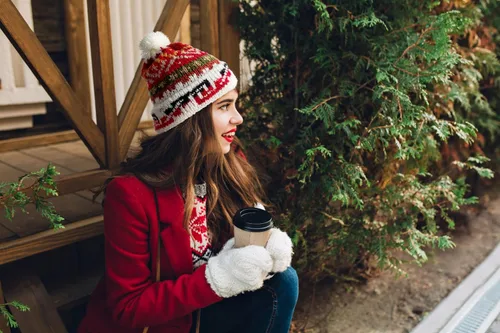 Vista 2 de TINKUY PERU - Gorro de invierno de lana de alpaca, hecho a mano, unisex, talla única
