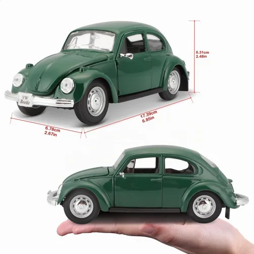 Vista 8 de Maisto 1:24 SE Volkswagen Escarabajo - Verde