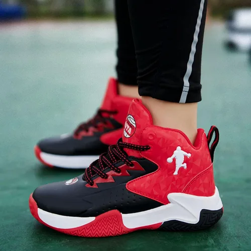 Vista 4 de Nuevos zapatos de baloncesto deportivos antideslizantes para niños