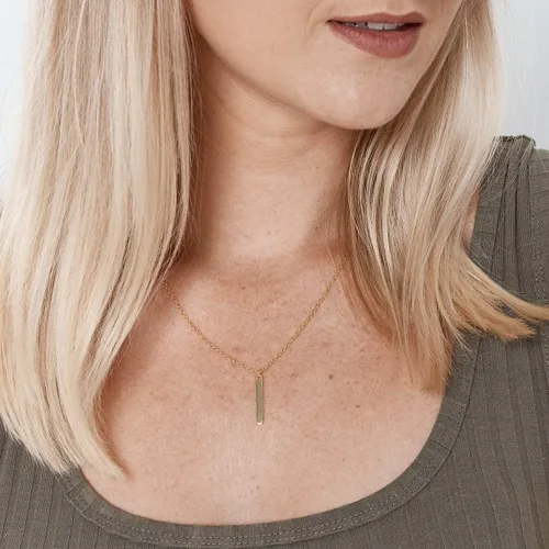 Vista 3 de Dear Ava Collar de regalo para mujeres y niñas, colgante de joyería moderna ajustable, idea de regalo de amor para ella con tarjeta sincera, regalos