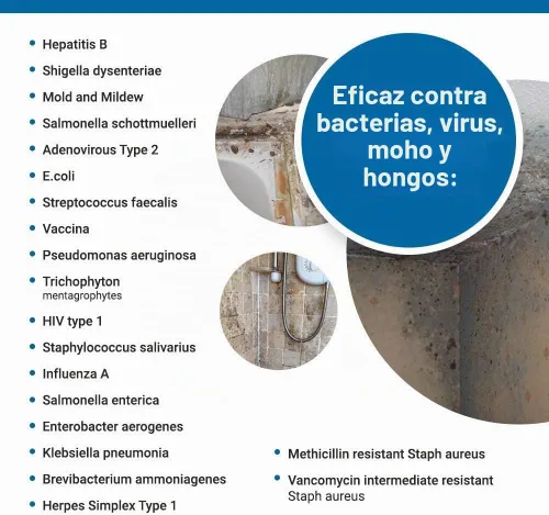 Vista 2 de Desinfección profesional, quita moho y virus, limpia y desodoriza, fragancia a limón (1 galón súper concentrado)