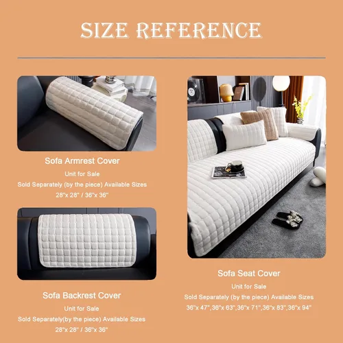 Vista 3 de Funda de sofá para mascotas, lavable, protector de sofá para perros con diseño antideslizante, funda para muebles apta para mascotas