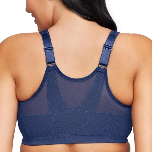 Vista 2 de Sostén Glamorise de mujer, tamaño plus, postura mágica elevada, apoyo de espalda, negro, 48I