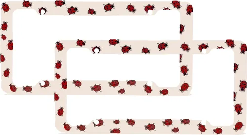 Vista 11 de DMSE - Soporte para marco de matrícula de plástico, diseño decorativo para cualquier vehículo o camión