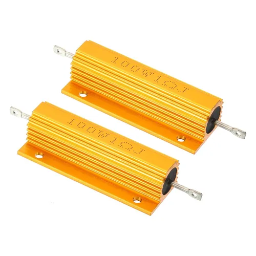 Vista 35 de PATIKIL 100 W 0,01 Ohm Resistencia con carcasa de aluminio, 2 paquetes de resistencias con carcasa de aluminio, resistencias bobinadas en caja