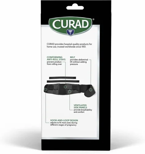Vista 2 de Curad Cinturón de maternidad, ajustable, talla grande