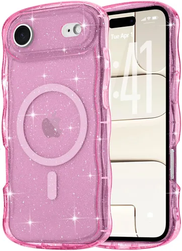 Vista 365 de Pepmune Funda magnética para iPhone 17 Pro Max, color rosa
