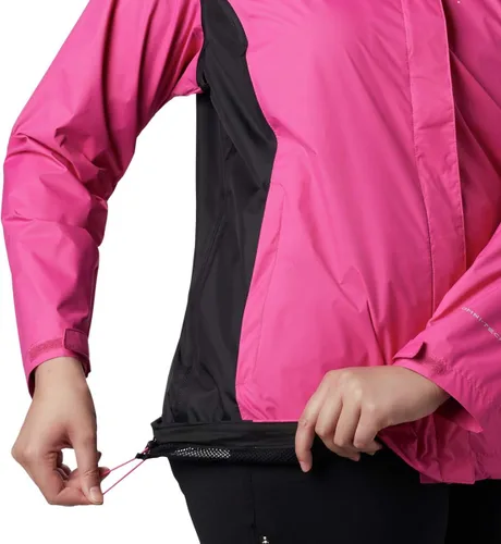 Vista 7 de Columbia Chaqueta impermeable resistente en rosa para mujer II