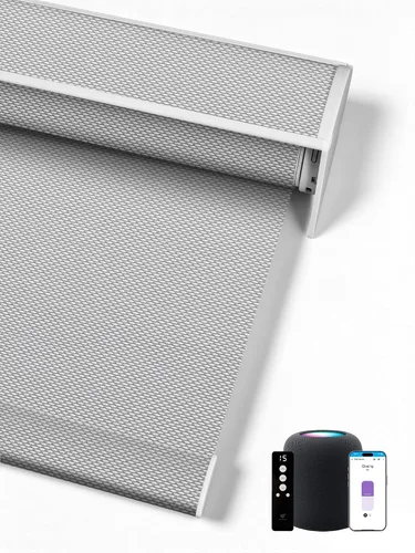 Vista 25 de SmartWings Persianas Enrollables Inteligentes Motorizadas con Filtro de Luz, Persianas Eléctricas con Control Remoto para Ventanas Compatibles