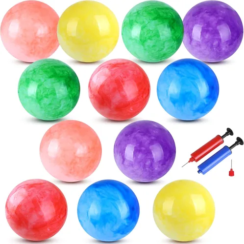 Vista 8 de 12 bolas inflables para niños, 9 pulgadas