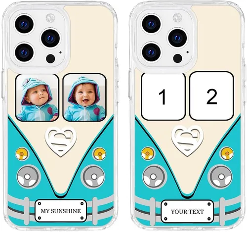 Vista 161 de Funda de teléfono personalizada para Apple iPhone 8 Plus iPhone 7 Plus, personalizada con foto, imagen, texto, imagen, diseño de imagen